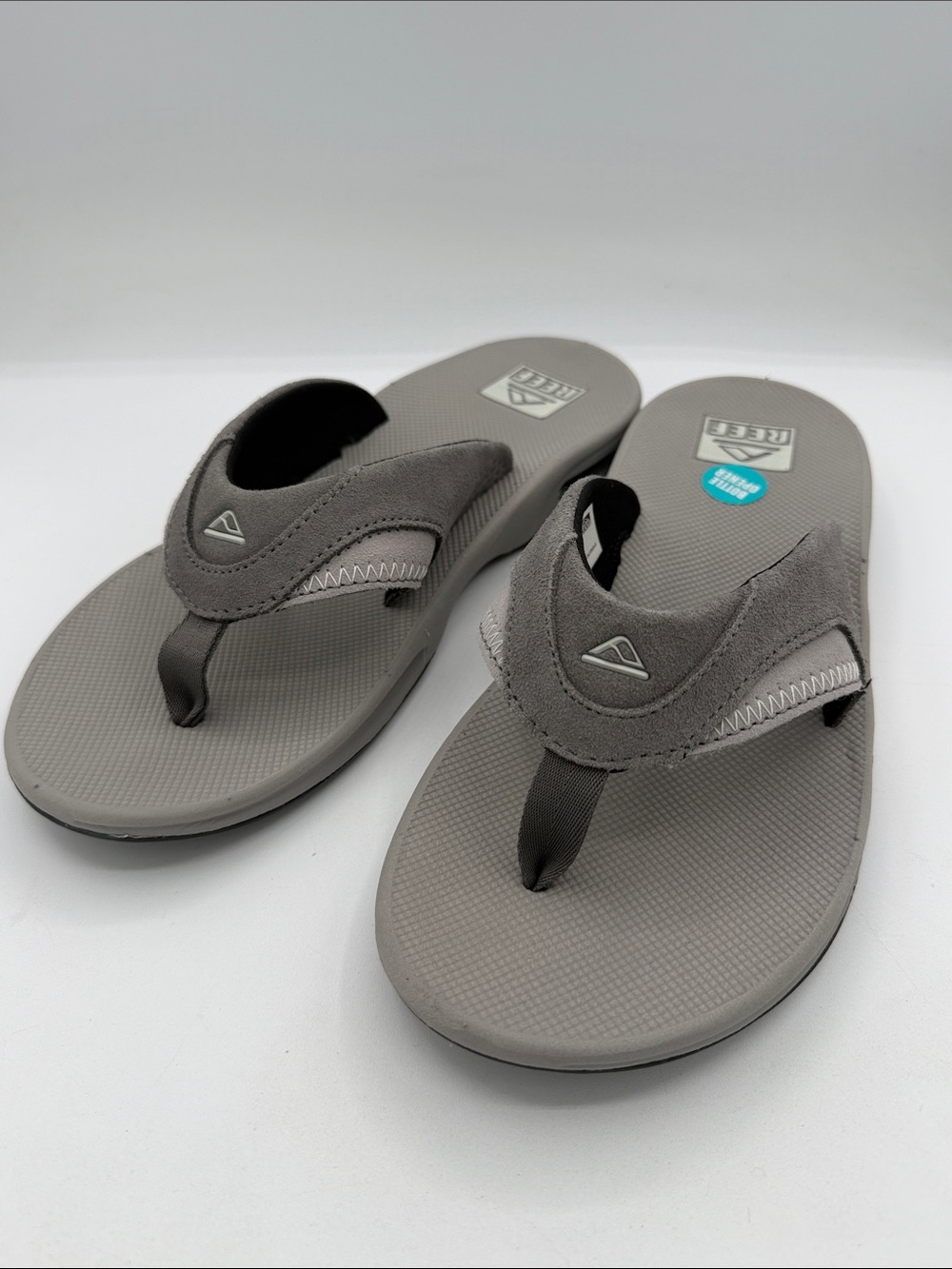 Reef Fanning, grey suede